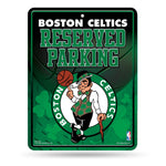 Wholesale NBA Boston Celtics 8.5" x 11" Metal Parking Sign - Great for Man Cave, Bed Room, Office, Home Décor By Rico Industries