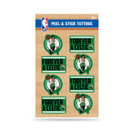 Wholesale NBA Boston Celtics Peel & Stick Temporary Tattoos - Eye Black - Game Day Approved! By Rico Industries