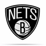 Wholesale NBA Brooklyn Nets Classic Team Logo Shape Cut Pennant - Home and Living Room Décor - Soft Felt EZ to Hang By Rico Industries