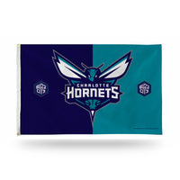 Wholesale NBA Charlotte Hornets 3' x 5' Classic Banner Flag - Single Sided - Indoor or Outdoor - Home Décor By Rico Industries