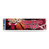 Wholesale NBA Chicago Bulls 3" x 12" Car/Truck/Jeep Bumper Sticker By Rico Industries