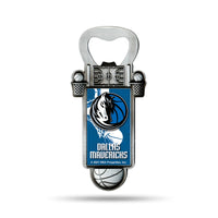 Wholesale NBA Dallas Mavericks Magnetic Bottle Opener, Stainless Steel, Strong Magnet to Display on Fridge By Rico Industries