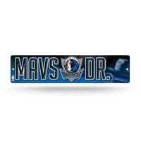 Wholesale NBA Dallas Mavericks Plastic 4" x 16" Street Sign By Rico Industries