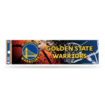 Wholesale NBA Golden State Warriors 3" x 12" Car/Truck/Jeep Bumper Sticker By Rico Industries
