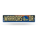 Wholesale NBA Golden State Warriors Plastic 4" x 16" Street Sign By Rico Industries