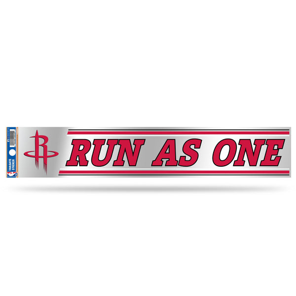 Wholesale NBA Houston Rockets 3" x 17" Tailgate Sticker For Car/Truck/SUV By Rico Industries