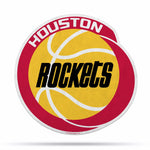Wholesale NBA Houston Rockets Retro Shape Cut Pennant - Home and Living Room Décor - Soft Felt EZ to Hang By Rico Industries