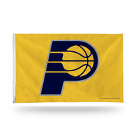 Wholesale NBA Indiana Pacers 3' x 5' Classic Banner Flag - Single Sided - Indoor or Outdoor - Home Décor By Rico Industries