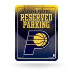 Wholesale NBA Indiana Pacers 8.5" x 11" Metal Parking Sign - Great for Man Cave, Bed Room, Office, Home Décor By Rico Industries