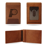 Wholesale NBA Indiana Pacers Genuine Leather Front Pocket Wallet - Slim Wallet By Rico Industries