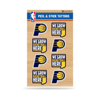 Wholesale NBA Indiana Pacers Peel & Stick Temporary Tattoos - Eye Black - Game Day Approved! By Rico Industries