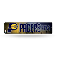 Wholesale NBA Indiana Pacers Plastic 4" x 16" Street Sign By Rico Industries