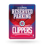Wholesale NBA Los Angeles Clippers 8.5" x 11" Metal Parking Sign - Great for Man Cave, Bed Room, Office, Home Décor By Rico Industries