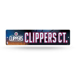 Wholesale NBA Los Angeles Clippers Plastic 4" x 16" Street Sign By Rico Industries