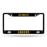 Wholesale NBA Los Angeles Lakers 12" x 6" Black Metal Car/Truck Frame Automobile Accessory By Rico Industries