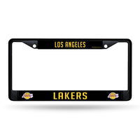 Wholesale NBA Los Angeles Lakers 12" x 6" Black Metal Car/Truck Frame Automobile Accessory By Rico Industries