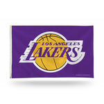 Wholesale NBA Los Angeles Lakers 3' x 5' Classic Banner Flag - Single Sided - Indoor or Outdoor - Home Décor By Rico Industries