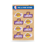 Wholesale NBA Los Angeles Lakers Peel & Stick Temporary Tattoos - Eye Black - Game Day Approved! By Rico Industries