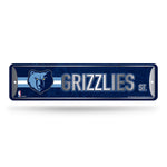 Wholesale NBA Memphis Grizzlies Metal Street Sign 4" x 15" Home Décor - Bedroom - Office - Man Cave By Rico Industries