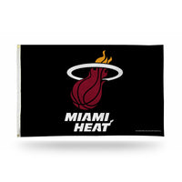 Wholesale NBA Miami Heat 3' x 5' Classic Banner Flag - Single Sided - Indoor or Outdoor - Home Décor By Rico Industries