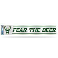 Wholesale NBA Milwaukee Bucks 3" x 17" Tailgate Sticker For Car/Truck/SUV By Rico Industries