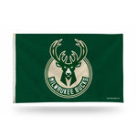 Wholesale NBA Milwaukee Bucks 3' x 5' Classic Banner Flag - Single Sided - Indoor or Outdoor - Home Décor By Rico Industries