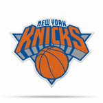 Wholesale NBA New York Knicks Classic Team Logo Shape Cut Pennant - Home and Living Room Décor - Soft Felt EZ to Hang By Rico Industries