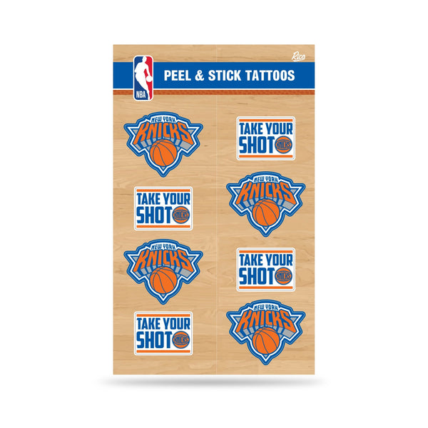Wholesale NBA New York Knicks Peel & Stick Temporary Tattoos - Eye Black - Game Day Approved! By Rico Industries