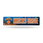 Wholesale NBA New York Knicks Plastic 4" x 16" Street Sign By Rico Industries