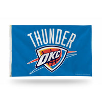 Wholesale NBA Oklahoma City Thunder 3' x 5' Classic Banner Flag - Single Sided - Indoor or Outdoor - Home Décor By Rico Industries