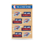Wholesale NBA Oklahoma City Thunder Peel & Stick Temporary Tattoos - Eye Black - Game Day Approved! By Rico Industries