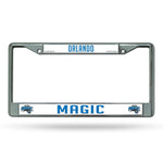 Wholesale NBA Orlando Magic 12" x 6" Silver Chrome Car/Truck/SUV Auto Accessory By Rico Industries