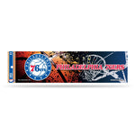 Wholesale NBA Philadelphia 76ers 3" x 12" Car/Truck/Jeep Bumper Sticker By Rico Industries