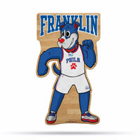 Wholesale NBA Philadelphia 76ers Classic Mascot Shape Cut Pennant - Home and Living Room Décor - Soft Felt EZ to Hang By Rico Industries