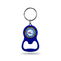 Wholesale NBA Philadelphia 76ers Metal Keychain - Beverage Bottle Opener With Key Ring - Pocket Size By Rico Industries