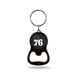 Wholesale NBA Philadelphia 76ers Metal Keychain - Beverage Bottle Opener With Key Ring - Pocket Size By Rico Industries