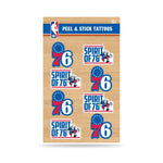 Wholesale NBA Philadelphia 76ers Peel & Stick Temporary Tattoos - Eye Black - Game Day Approved! By Rico Industries