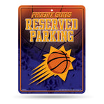 Wholesale NBA Phoenix Suns 8.5" x 11" Metal Parking Sign - Great for Man Cave, Bed Room, Office, Home Décor By Rico Industries