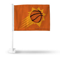 Wholesale NBA Phoenix Suns Double Sided Car Flag - 16" x 19" - Strong Pole that Hooks Onto Car/Truck/Automobile By Rico Industries