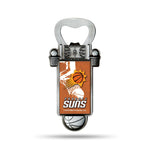 Wholesale NBA Phoenix Suns Magnetic Bottle Opener, Stainless Steel, Strong Magnet to Display on Fridge By Rico Industries