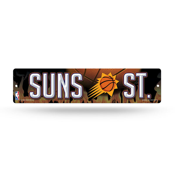 Wholesale NBA Phoenix Suns Plastic 4" x 16" Street Sign By Rico Industries