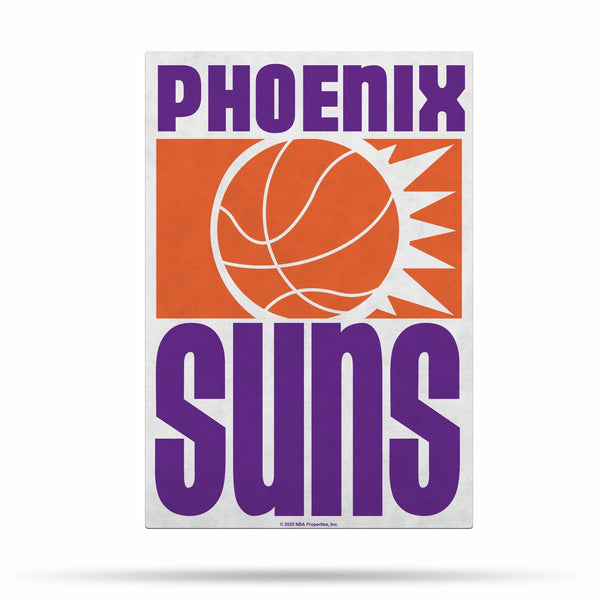 Wholesale NBA Phoenix Suns Retro Shape Cut Pennant - Home and Living Room Décor - Soft Felt EZ to Hang By Rico Industries
