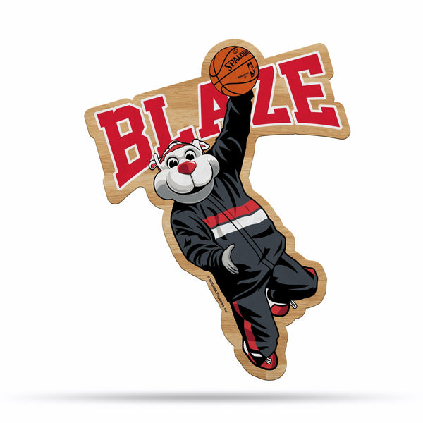 Wholesale NBA Portland Trail Blazers Classic Mascot Shape Cut Pennant - Home and Living Room Décor - Soft Felt EZ to Hang By Rico Industries