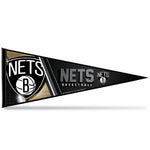 Wholesale NBA Rico Industries Brooklyn Nets 12" x 30" Soft Felt Pennant - EZ to Hang