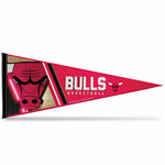 Wholesale NBA Rico Industries Chicago Bulls 12" x 30" Soft Felt Pennant - EZ to Hang