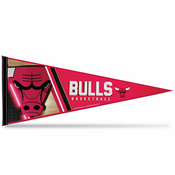 Wholesale NBA Rico Industries Chicago Bulls 12" x 30" Soft Felt Pennant - EZ to Hang
