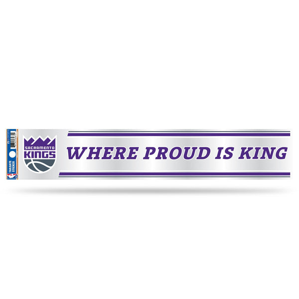 Wholesale NBA Sacramento Kings 3" x 17" Tailgate Sticker For Car/Truck/SUV By Rico Industries