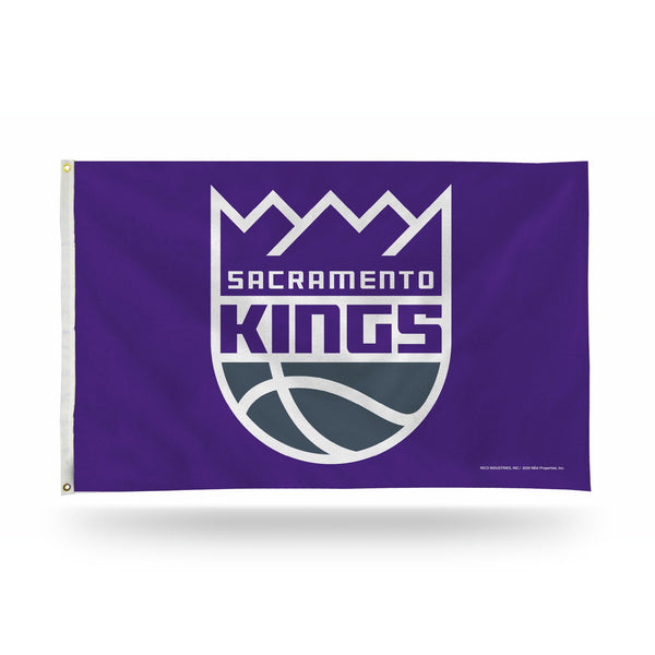 Wholesale NBA Sacramento Kings 3' x 5' Classic Banner Flag - Single Sided - Indoor or Outdoor - Home Décor By Rico Industries