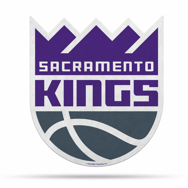 Wholesale NBA Sacramento Kings Classic Team Logo Shape Cut Pennant - Home and Living Room Décor - Soft Felt EZ to Hang By Rico Industries