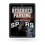 Wholesale NBA San Antonio Spurs 8.5" x 11" Metal Parking Sign - Great for Man Cave, Bed Room, Office, Home Décor By Rico Industries